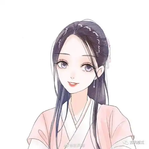 快来领取你的专属古风少女头像