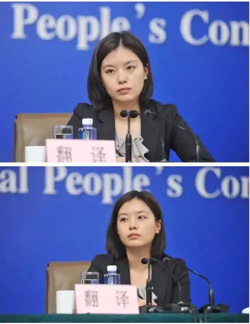 火了中美对话的现场翻译是她,曾被喻为最美女翻译为梦想放弃清华北大,网友太飒了