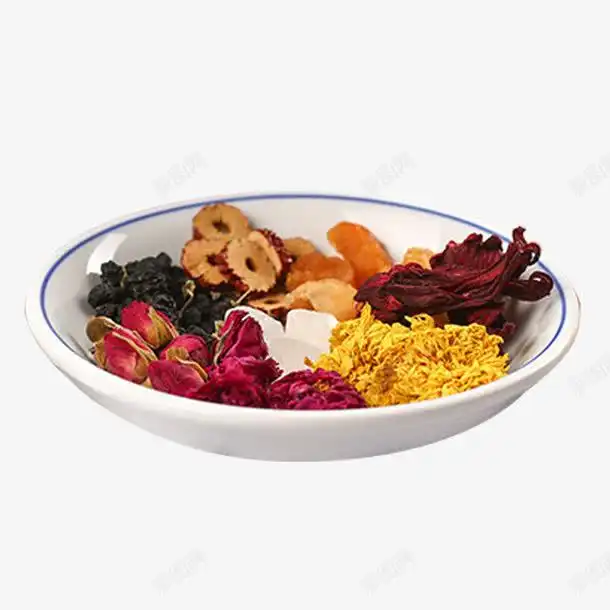 产品实物补气六种养生花茶美容花瓣花茶花草茶茶饮品草本饱满元素免抠png设计图片免费下载页面网页平面电商创意素材薰衣草花瓣素材
