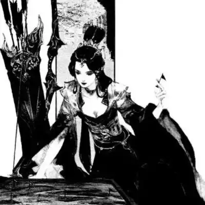 古风黑白女生头像