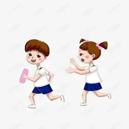 手绘儿童节男孩女孩素材图片免费下载高清psd千库网图片编号10563659