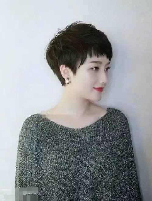 头发很厚,有哪些值得推荐的短发发型
