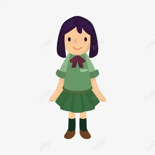 手绘卡通人物女学生免抠png设计图片免费下载页面网页平面电商创意素材女学生素材