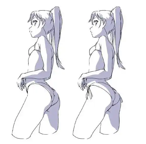 100种女性人体动态绘画参考,本子画师的自我修养
