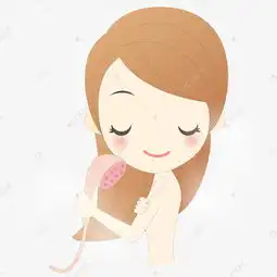 卡通女孩洗澡矢量图素材图片免费下载高清psd千库网图片编号9945160