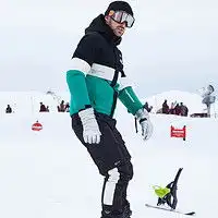 奔流滑雪服runningriver奔流男女户外防风保暖双板背带弹力滑雪裤新款1081多少钱