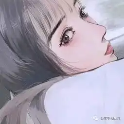 女生插画头像2017