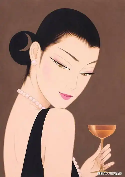 魅惑鹤田一郎画笔下的冷艳丽人