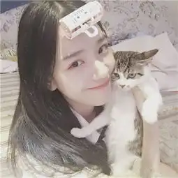 2018可爱女生头像抱着猫咪高清大图别说谁变了你拦不住时间
