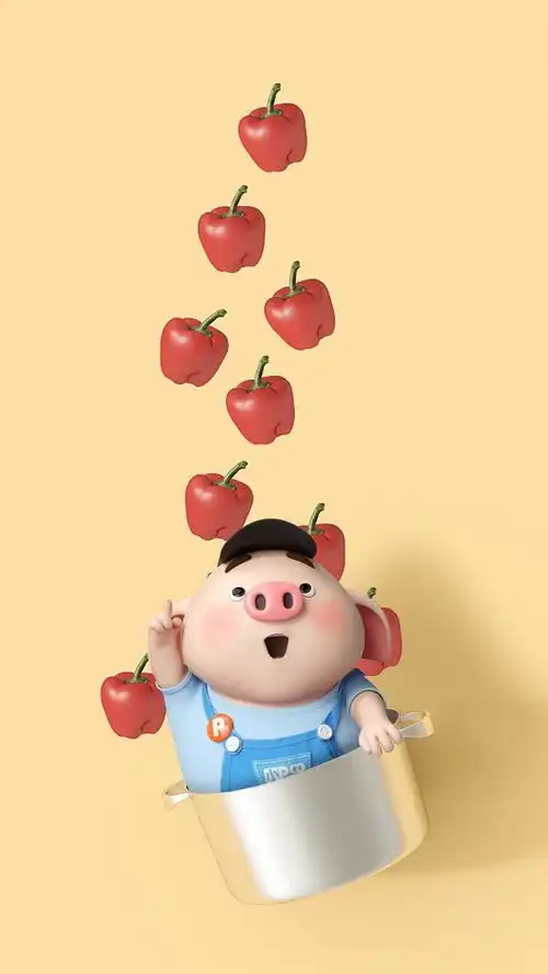 第78期明信片欣赏可爱小猪7