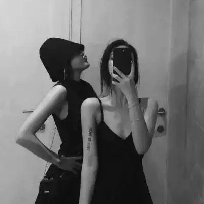 部位女头黑白控女生头像霸气超拽御姐范