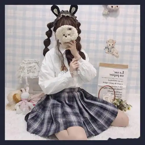 lolita混搭jk制服这样穿原来也很可爱