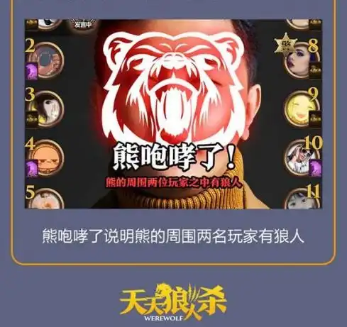 狼人杀熊怎么玩,不懂啊也