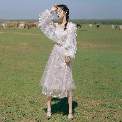 夏日出行必备的仙女裙,仙气飘飘又好看,穿上做人群中的气质美女