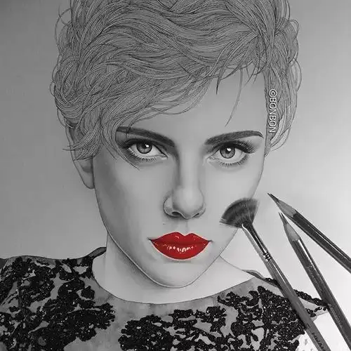坚持画画一年的韩国美女,她画出了唯美插画,真的好美啊