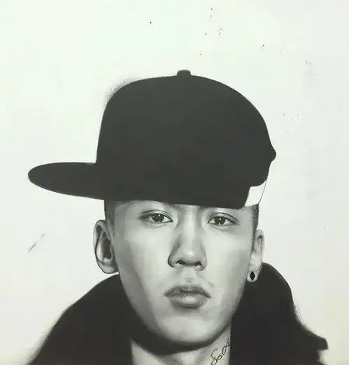 韩国画家笔下的型男大叔素描,精致细腻