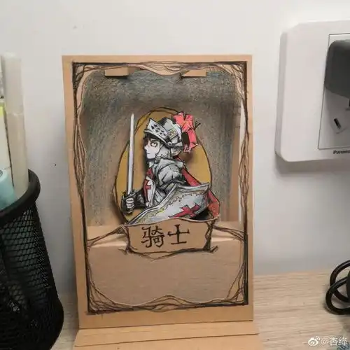 狼人杀同人作品欣赏,您的立体纸片人请查收