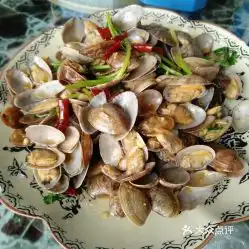 聚鲜府海鲜烧烤大排档金沙滩店的辣炒蛤蜊好不好吃用户评价口味怎么样青岛美食辣炒蛤蜊实拍图片大众点评