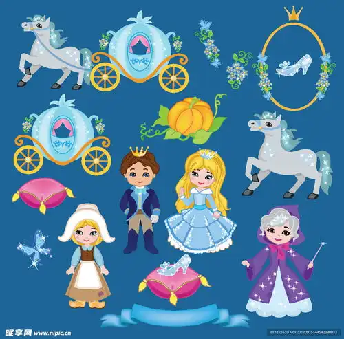 童话公主设计图卡通设计