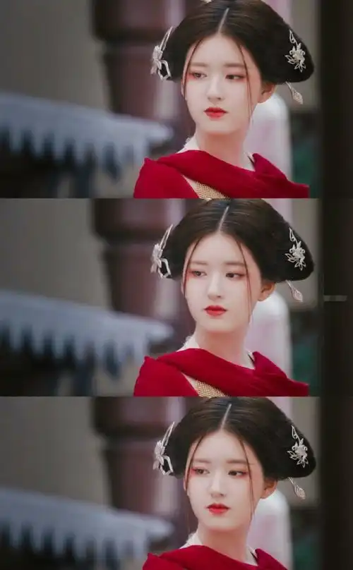 圆脸女神赵露思新剧开播,不走可爱路线,一袭红衣妖魅十足