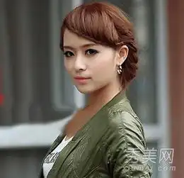 圆脸长发怎么扎好看气质扎发变v脸女神
