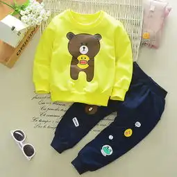 安尼皮皮男女童春秋装两件套04岁婴幼儿韩版休闲外出套装小孩春天衣服