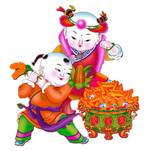 春节到,漂亮年画送给您