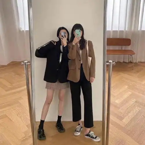 早秋满分搭配造型显高显瘦没得商量,想不变美都很难