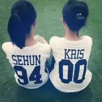 有没有类似像这样的图片背影女生exo成员名