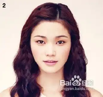 麻花辫编发变韩式气质美女