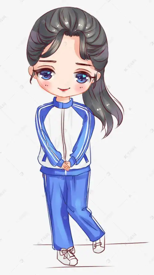 开学季中国校服女生可爱萌萌哒素材图片免费下载千库网