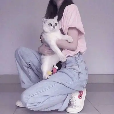 只有身子没有头的头像清纯女生真人半个身子的头像