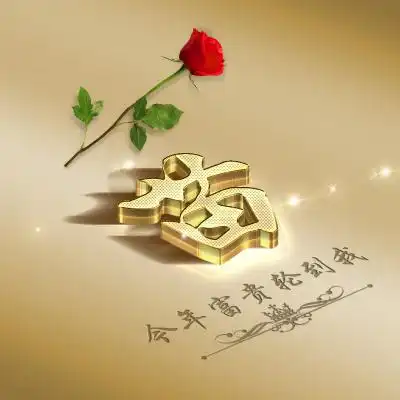 金色好运头像姓氏专属,今年富贵一定会轮到你