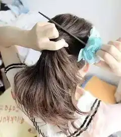 上班族福利,10秒扎好头发,还这么好看