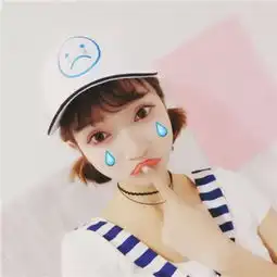 超可爱唯美女生头像2018精选我再狼狈不及她稍稍皱眉