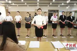 90后美女大学生竞聘海航空乘