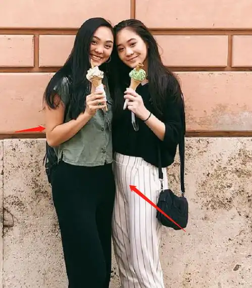 李连杰两女儿同框,姐姐手臂粗壮颜值似路人,妹妹顶小肚腩太显胖