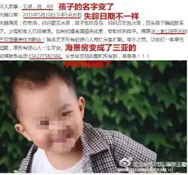寻走失小孩送海景房作报酬公安部虚假信息