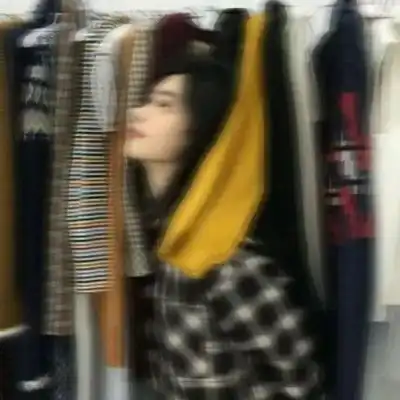 女生滤镜很火朦胧头像