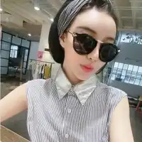 时尚霸气女生qq个性头像最新戴墨镜的微信头像