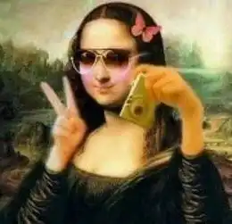 蒙娜丽莎的创意图片