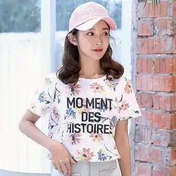 棉质短袖t恤女2018夏季新款女装宽松衣服打底衫上衣图片大全邮乐官方网站