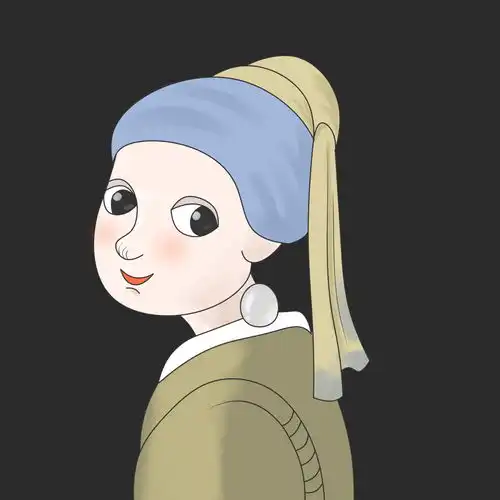戴珍珠耳环的少女
