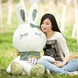 可爱大号兔子小白兔公仔毛绒玩具love兔布娃娃生日礼物女生