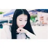 上下白边女头像小清新微信头像图片大全