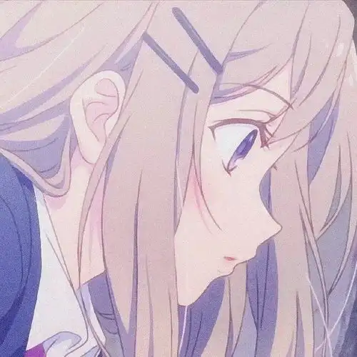 动漫女生头像生活甜甜有你真好