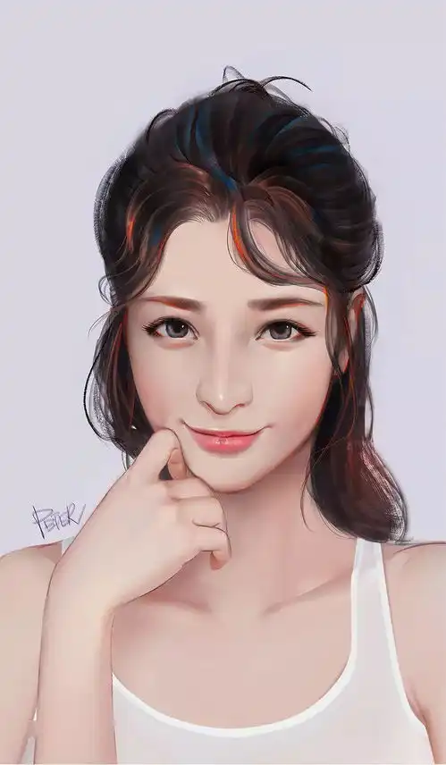 板绘美人,太美了,美的有点过分