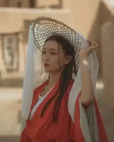红衣古装美女,古风尽显少女柔情