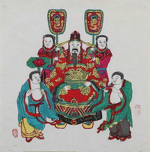 财神与福禄寿三星,吉祥艺术背后的故事