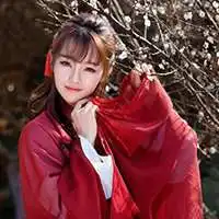 红衣女子霸气古风头像微信头像图片大全